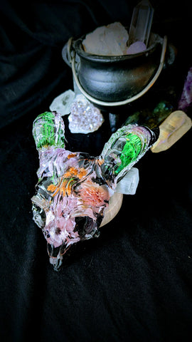 Botanical Ram Skull