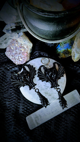 Gargoyles and Bats Earrings