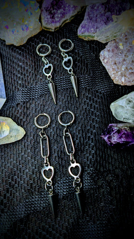 Hearts and Stakes Earrings