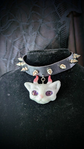 Cat Choker (with studs)