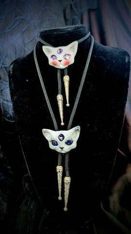 Cat Bolo Tie