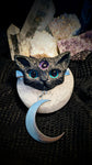 Clairvoyant Cat Hairclip