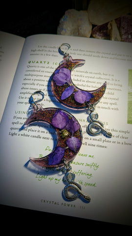Botanical Moons Earrings