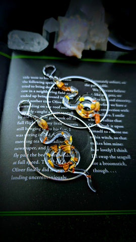 Botanical Snake Earrings