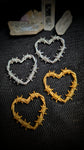 Barbwire Hearts Ear Weights